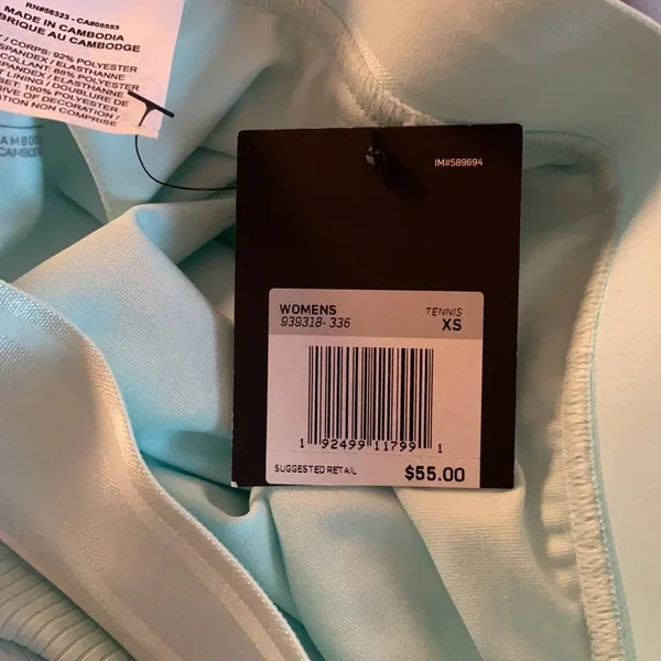 Nike Women's Court Dri-Fit Tennis Skirt - XS, Blue