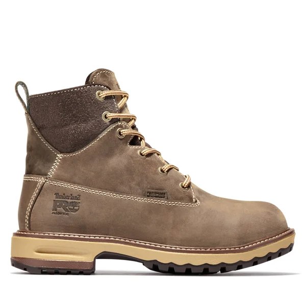 Timberland Pro Women's 6 in. Hightower Alloy Toe Waterproof Work Boot