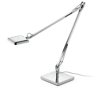 Flos Kelvin 20.16x22 Desk Lamp Color: Chrome, Mounting: Base F3311057