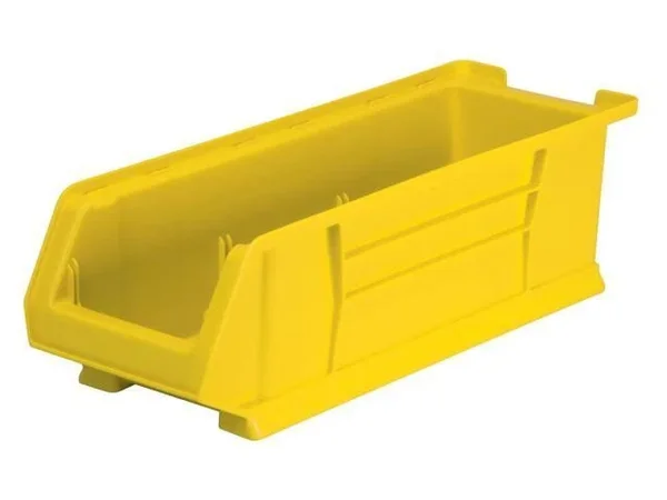 AkroMils Multipurpose Plastic Stack Storage Akro Bin Yellow 4pk - 23.87x 8.25x 7