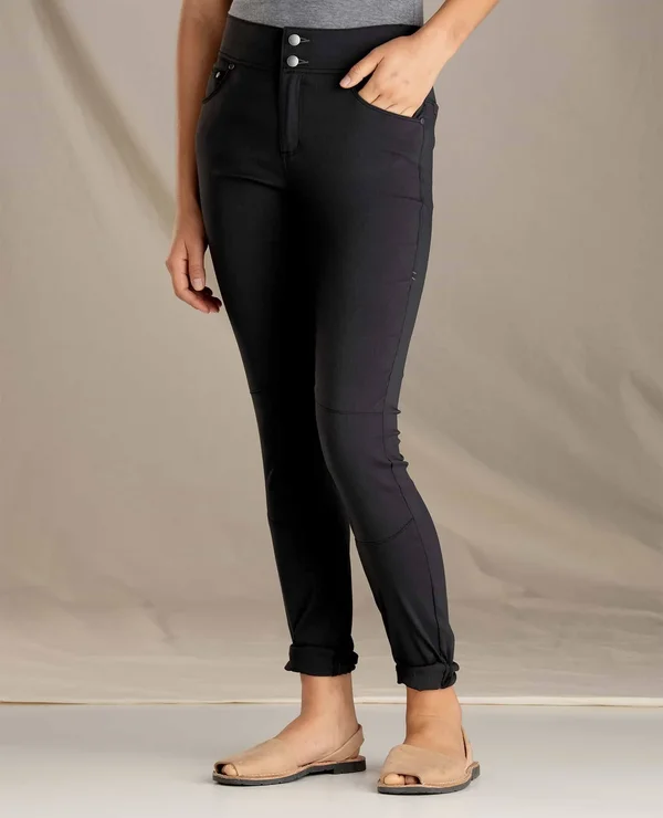 Toad & Co Women's Flextime Skinny Pant - 2 - Black