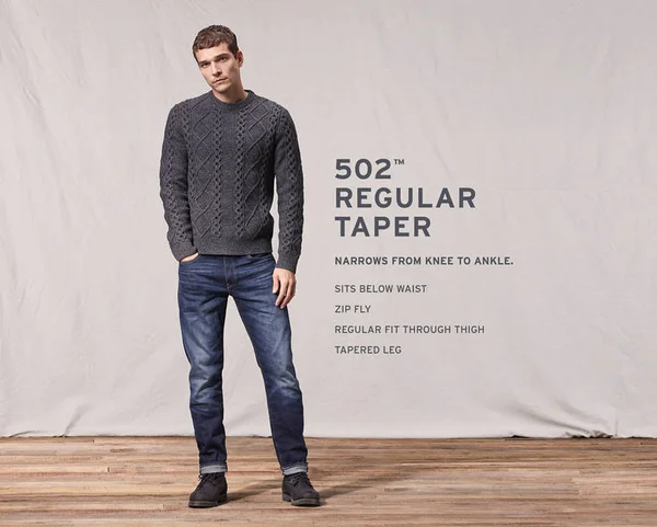 Levi's Men's 502 Taper Jeans - Goldenrod