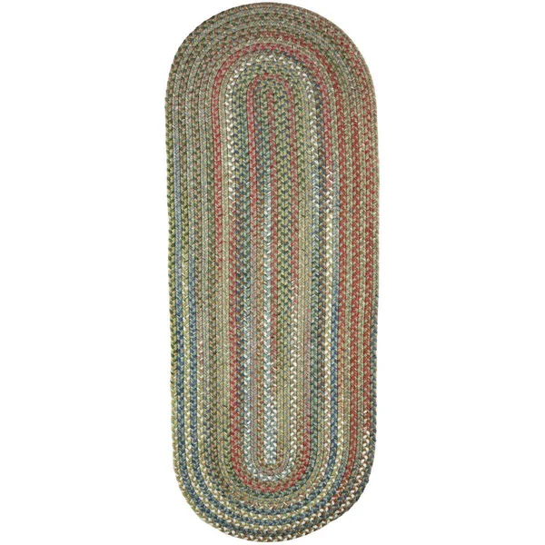 Rhody Rug Country Jewel Peridot 3x5 Oval