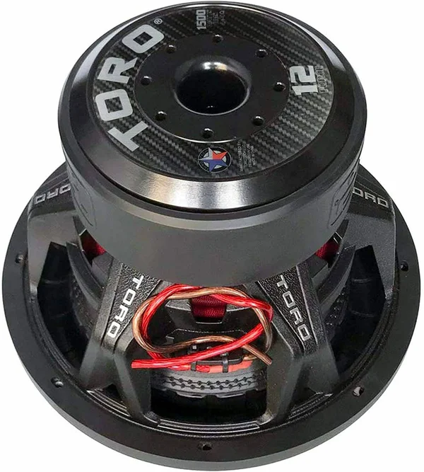 Force 12, 12 inch 1500 Watts RMS, 3000W Max - Dual 4 Ohm 3x22 V.C. Car Subwoofer
