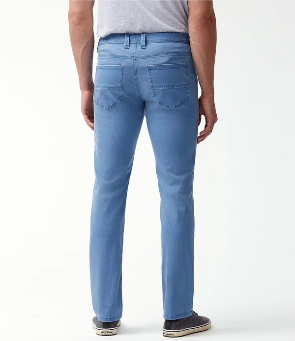 Tommy Bahama Boracay Five-Pocket Chino Pant Men's Jeans Khaki : 35 34