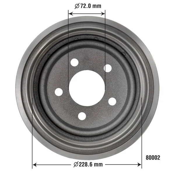 Duralast Brake Drum 80002 by AutoZone