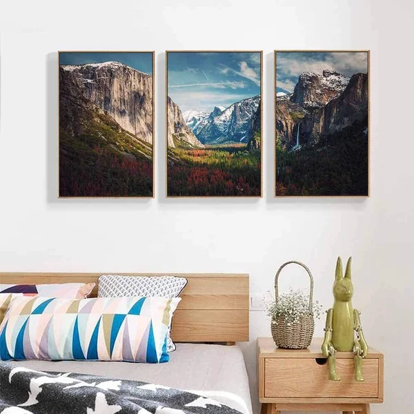 Wall26 Canvas Wall Art for Living Room - Bedroom Mountain Framed Canvas Prints for Home Decoration Ready to Hang, Size: 24 x 36 x