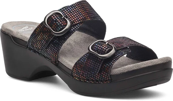 Dansko Women's Sophie Black Stained Glass, 38