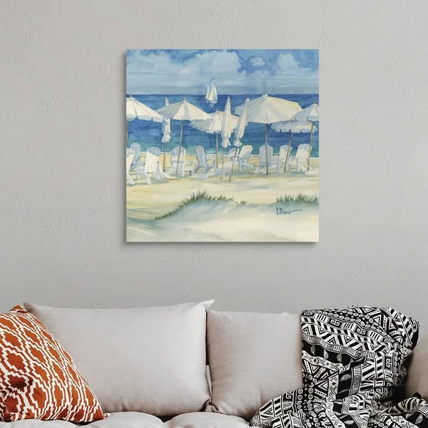 White Dune Beach II, Canvas Wall Art, 30x30, Great Big Canvas