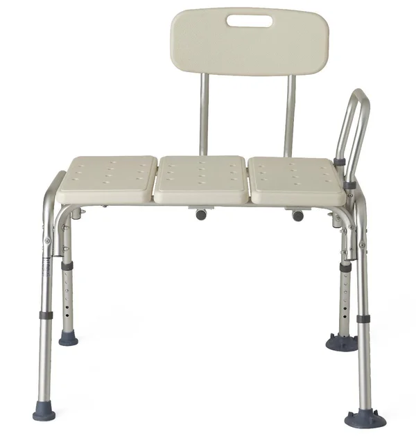 Medline MDS86952 TRANSFER Bench with Back