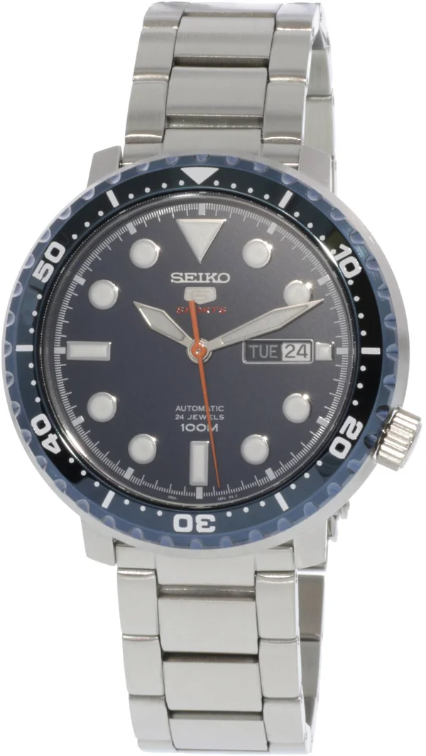 Seiko Men's SRPC63 &5 Sports& Stainless Steel Watch