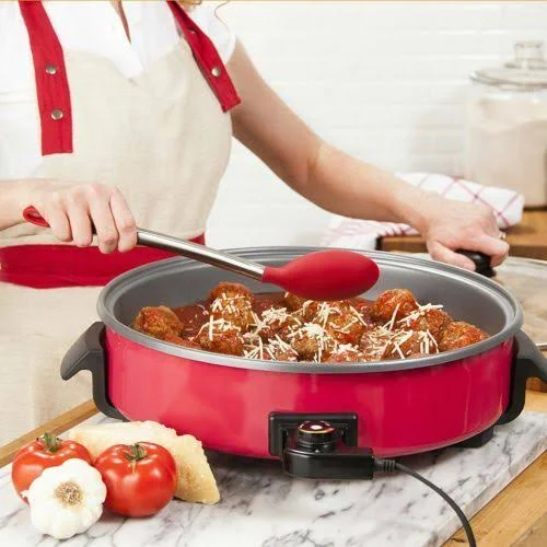 Dash DRG114SR 14x22 Electric Skillet - Red