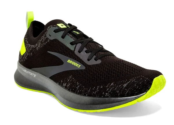 Women's Brooks Levitate 4 Running Shoe, Size 10.5 B - Black