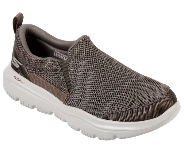 Skechers Men's Go Walk Evolution Ultra-Impeccable Sneaker - Khaki, 11.5