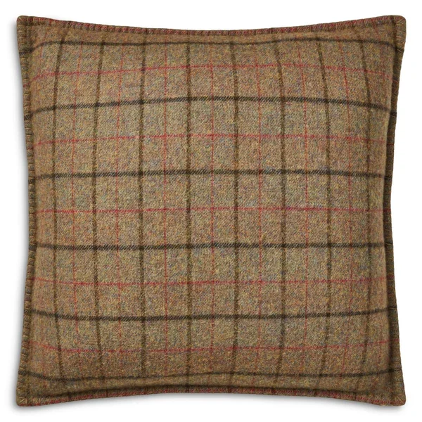 Ralph Lauren Grosvner Plaid Throw Pillow - Green