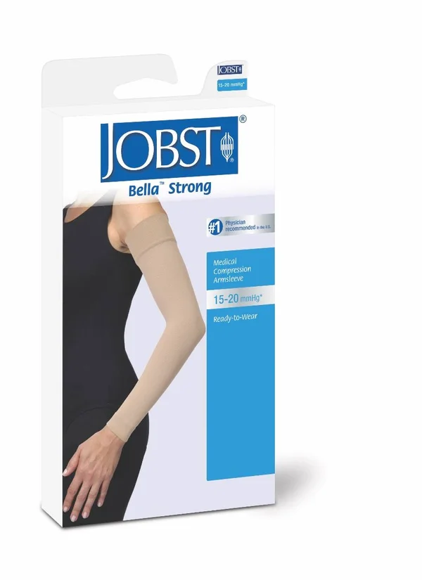 Jobst Bella Strong 15-20 mmHg Armsleeve - Size 9, Long, Black