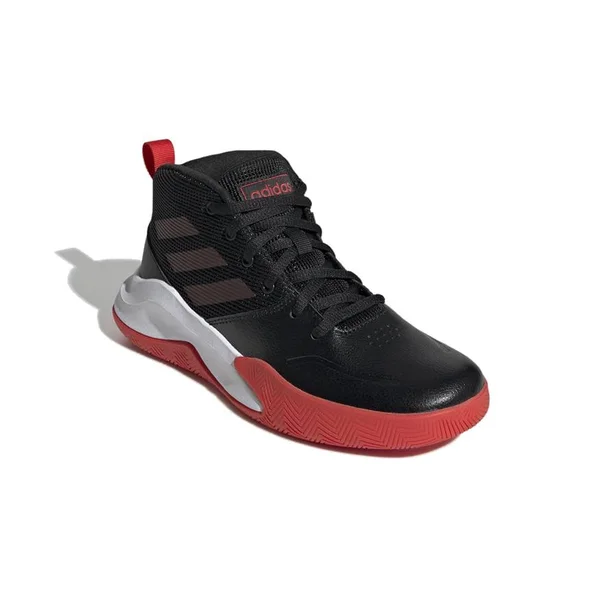 Adidas Boys& Own The Game Basketball Shoes - Wide - Black