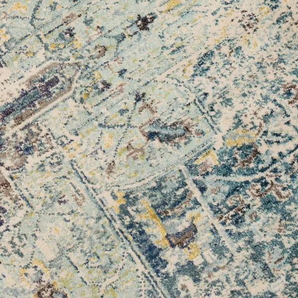 Alexander Home Vintage Boho Medallion Distressed Rug - Adult Unisex, Size: 6&7 x 6&7, Blue