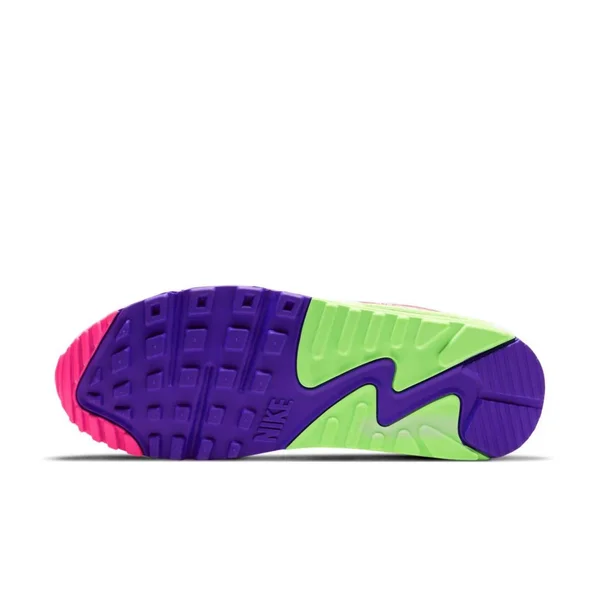Nike Womens Air Max 90 - Shoes Green/White Size 11.0