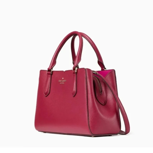 Kate Spade Bags, New Kate Spade Tippy Triple Compartment Satchel, Color: Pink/Red, Size: Small, Kishcloset15&s Closet
