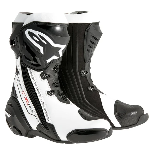 Alpinestars Supertech R Boots Black White Vented 40