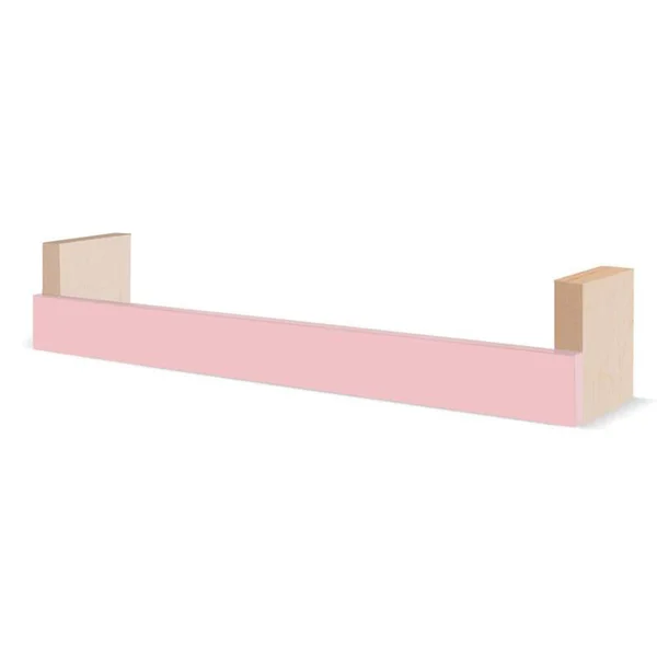 Nico & Yeye Minimo Modern Floating Shelf - Maple (Color: Black - Size: Large)