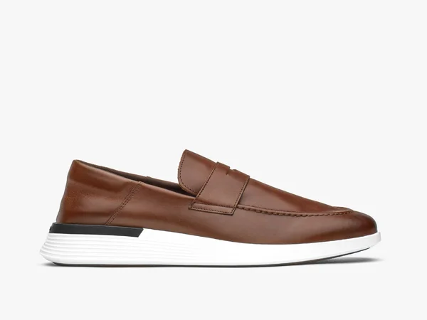 Crossover Loafer, Hybrid Dress Shoes, Wolf & Shepherd Honey, White, 12.5