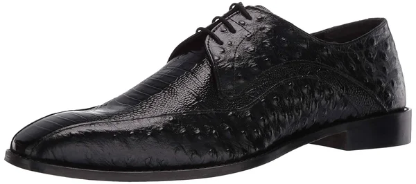 Stacy Adams Trevi Leather Sole Bike Toe Oxford - Black