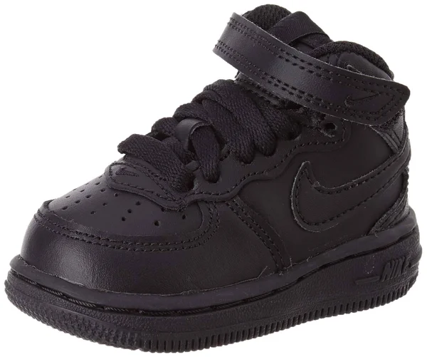 Nike Air Force 1 Mid Black Black (TD)