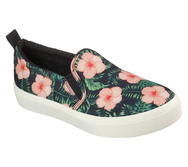 Skechers Poppy - Tropic&Gal Black - Size 7.0