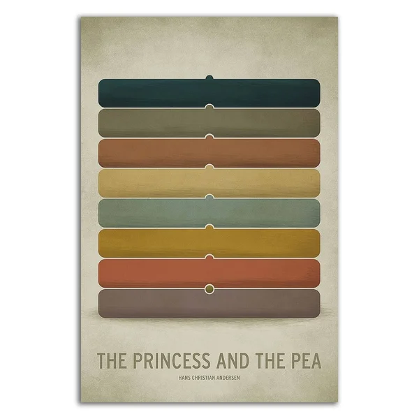 27x22 x 18x22 Princess Pea by Christian Jackson Print on Canvas