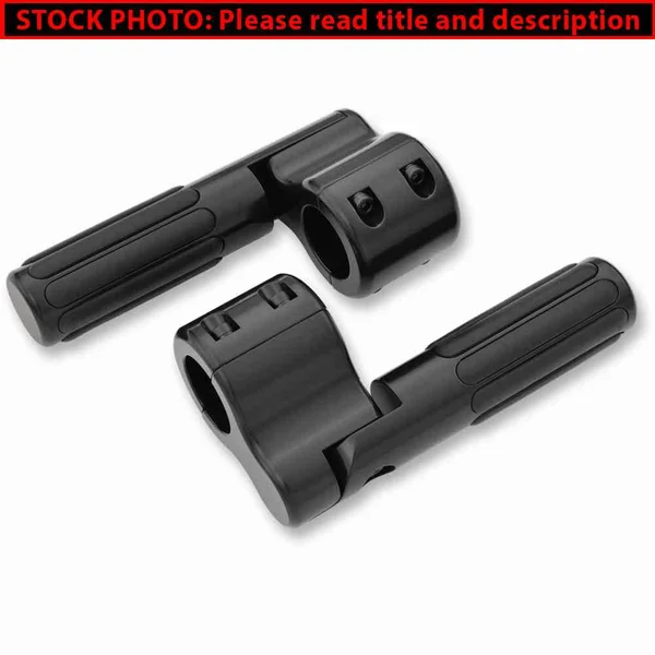 Show Chrome 21-334BK Highway Clamp w/Peg BK