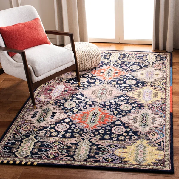 Safavieh 4& x 6& Bellagio BLG626N Navy Sage Rug