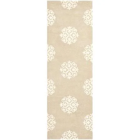 Alcott Hill Marcello Beige/Ivory Area Rug, Size: Runner 2&6 inch x 10&