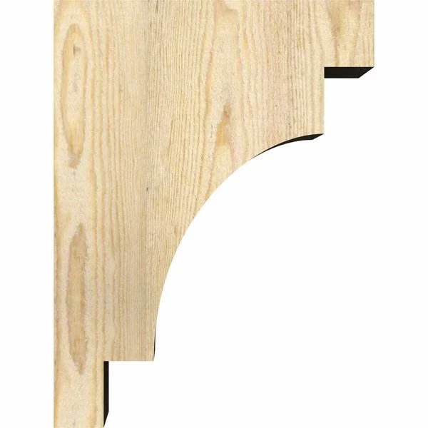 6x22W x 12x22D x 16x22H Mediterranean Rough Sawn Corbel - Douglas Fir