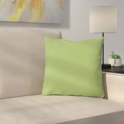 Bilderback Square Pillow Cover & Insert Ebern Designs Color: Olive - Size: 18x22 H x 18x22 W x 3x22 D