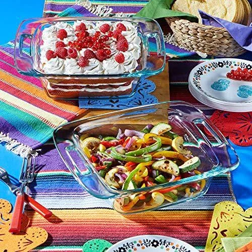 Pyrex Easy Grab Baking Dish with Lid Food Storage - 8x22 x 8x22