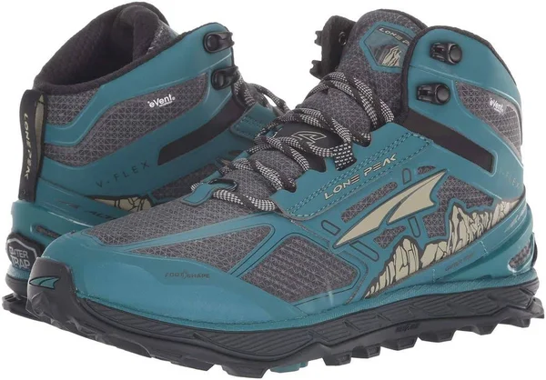 Altra - Women's Lone Peak 4 Mid RSM 5.5, Green/Gray