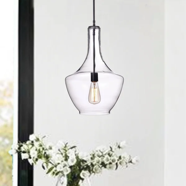 Aneto 1 - Light Single Teardrop Pendant - Clear GV9022