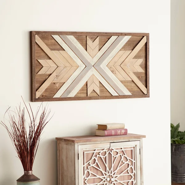 Wood Wall Plaque 48x22W, 24x22H