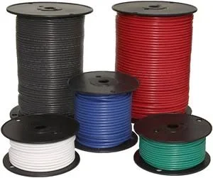 Stranded Hookup Wire (600 Volt) (Gauge: 18, Length: 5000 ft., Color: Red) Wire-ST6-18-02-5000