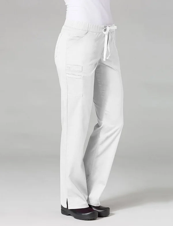 Primaflex by Maevn Women's Straight Leg Scrub Pant, Blue