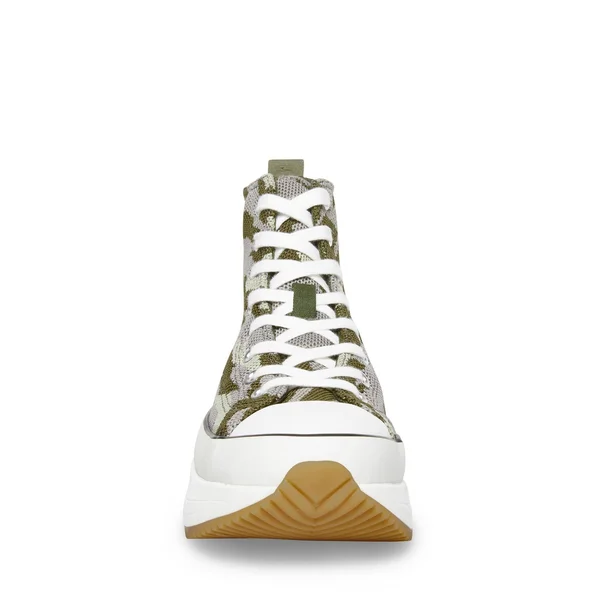 Madden Girl Winnona Women's Platform High-Top Sneakers, Size: 6.5, Green