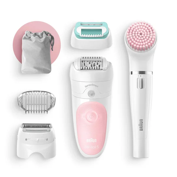 Braun 5875 Beauty Set Electric Shaver Rechargeable White