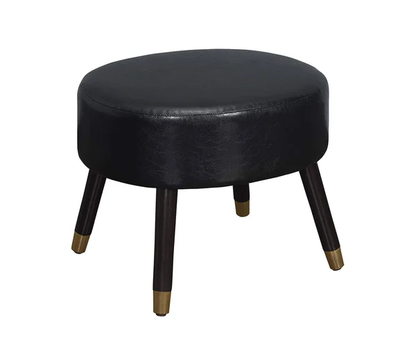 Convenience Concepts Designs4Comfort Mid Century Ottoman Stool - Black