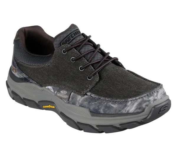 Skechers Men's Relaxed Fit: Respected - Loleto Sneakers, Gray, 12.0