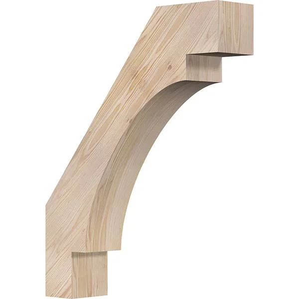 Ekena Millwork 5 1/2x22W x 24x22D x 30x22H Merced Smooth Brace, Douglas Fir