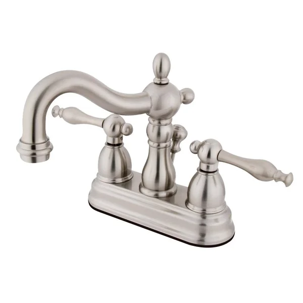 Kingston Brass KS1602NL 4x22 Centerset Bathroom Faucet - Polished Brass