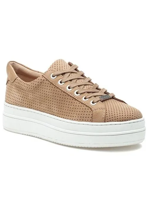 J/Slides Nancee Sneaker Sand Nubuck - Tan 6.5 Medium