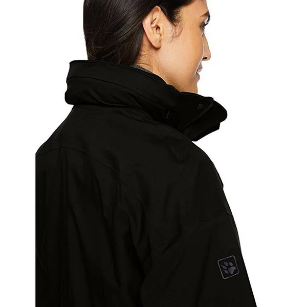 Jack Wolfskin Women's Ruunaa 3 in 1 Jacket - Small - Black